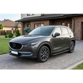 Praguri Laterale Bosphore Black (2 buc, Aluminiu) Mazda CX-5 2017–2025 foto 1