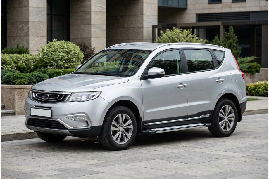 Geely Emgrand X7 2011- Praguri Laterale Rainbow (2 buc, Aluminiu) Image