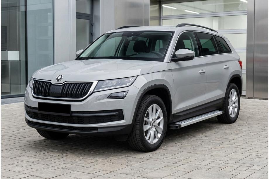 Skoda Kodiaq 2016-2023 Praguri Laterale Maya V2 (2 buc, Aluminiu) Image