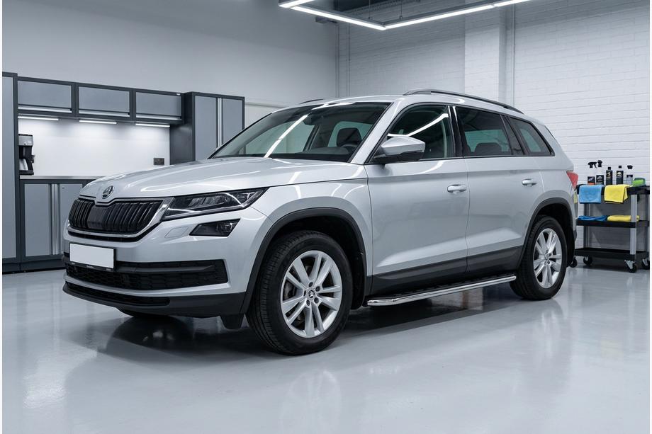 Skoda Kodiaq 2016-2023 Praguri Laterale Maydos V1 (2 buc, Aluminiu) Image