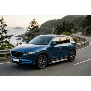 Praguri Laterale Maydos V2 (2 buc, Aluminiu si Otel Inoxidabil) Mazda CX-5 2017–2025 foto 1