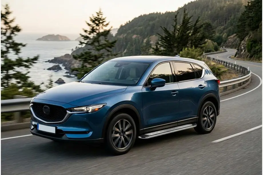 Mazda CX-5 2017–2025 Praguri Laterale Maydos V2 (2 buc, Aluminiu si Otel Inoxidabil) Image