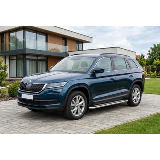 Praguri Laterale Maydos V2 (2 buc, Aluminiu si Otel Inoxidabil) Skoda Kodiaq 2016-2023 foto 1