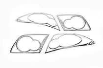 Mazda 6 2003-2008 Capace cromate pentru stopuri (2 buc, plastic) foto 3