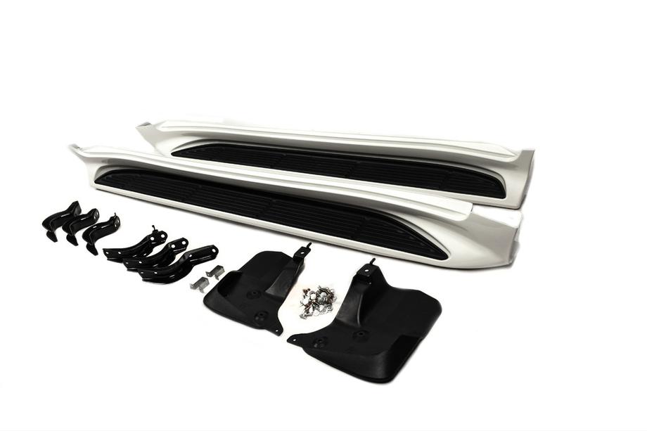 Toyota Land Cruiser 200 2007-2021 Praguri Laterale (2015-2021) Alb Foto 1