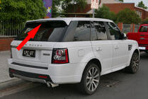 Range Rover Sport 2005-2013 Spoiler (grund pentru vopsire) foto 1