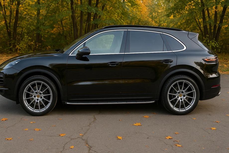 Porsche Cayenne 2018- Praguri laterale trepte (2 buc, aluminiu) Image