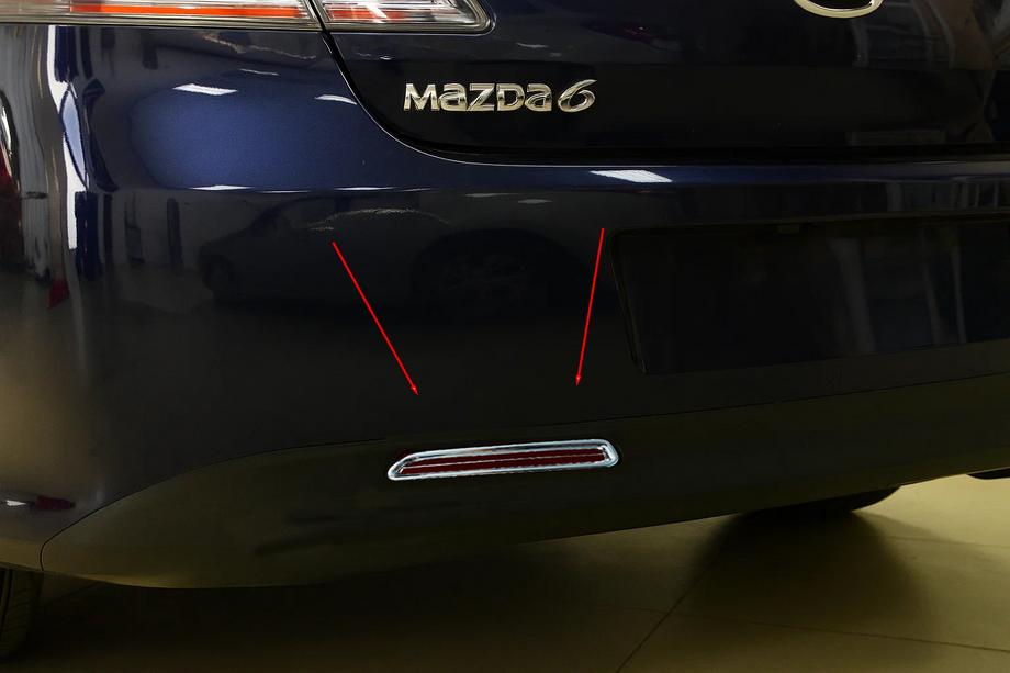 Mazda 6 2008-2012 Capace pentru proiectoare ceata spate (2 buc, plastic) Image