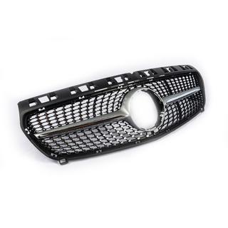 Grila Fata Diamond Silver (2012-2015) Mercedes A-сlass W176 2012-2018 foto 4