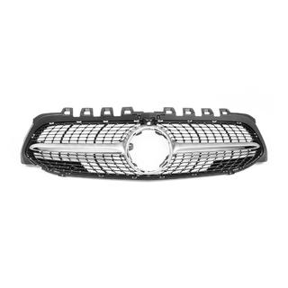 Grila Fata Diamond Silver (pentru 2018-2022) Mercedes A-сlass W177 2018- foto 2