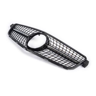 Grila Fata Diamond Black Mercedes C-class W204 2007-2015 foto 3