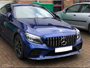 Mercedes C-class W205 2014-2021 Grila Fata Panamericana GT (pentru Avantgarde/AMG-Line/C43 AMG) 2018+, cu camera foto 1