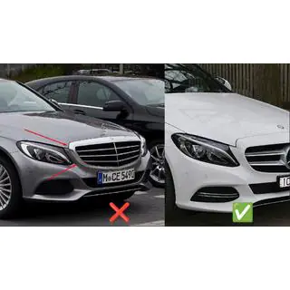 Grila Fata Panamericana GT (pentru Avantgarde/AMG-Line/C43 AMG) foto 4