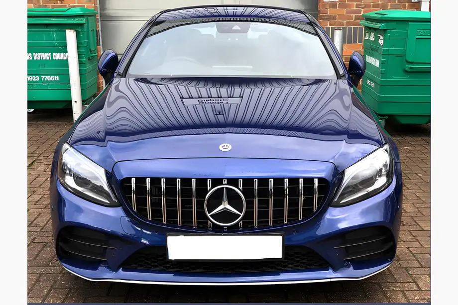 Mercedes C-class W205 2014-2021 Grila Fata Panamericana GT (pentru Avantgarde/AMG-Line/C43 AMG) Foto 2