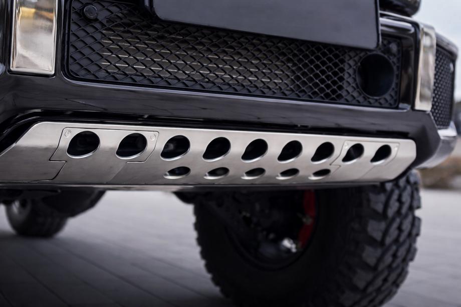 Mercedes G class W463 1990-2018 Protectie Bara Fata Inox Foto 1
