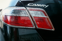 Toyota Camry 2006-2011 Capace Cromate Stopuri (2 buc, plastic) foto 3