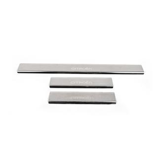 Protectii praguri Nataniko (3 buc, inox) foto 1