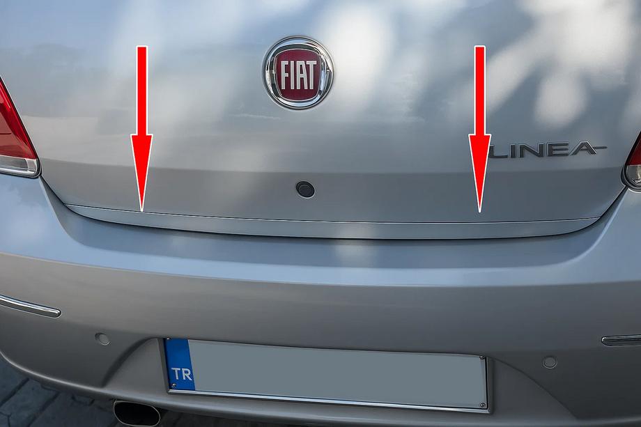 Fiat Linea 2006-2018 Ornament portbagaj inox Image