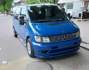 Mercedes Vito W638 1996-2003 Prelungire inferioara bara Brabos Style (grund pentru vopsire) foto 1