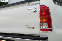 Toyota Hilux 2006-2015 Capace Cromate Stopuri 2004-2008 (2 buc, plastic) foto 1