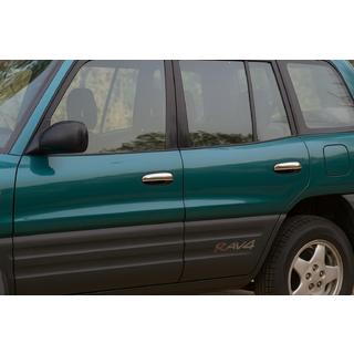 Capace Manere Cromate (4 buc, Plastic) Toyota Rav 4 1996-2001 foto 1