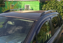 Opel Zafira B 2005–2011 Bare longitudinale aluminiu (Caravan, crom) foto 1