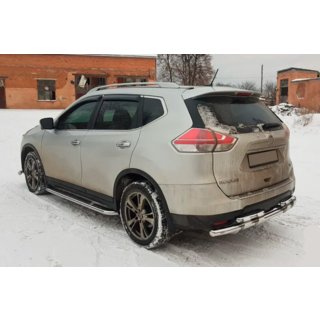 Bara de protectie spate NSXT.13.6.B1-08 (inox) Nissan X-trail T32/Rogue 2014-2021 foto 4