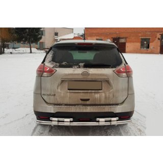 Bara de protectie spate NSXT.13.6.B1-08 (inox) Nissan X-trail T32/Rogue 2014-2021 foto 1