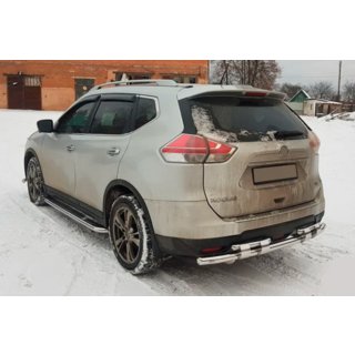 Bara de protectie spate NSXT.13.6.B1-08 (inox) Nissan X-trail T32/Rogue 2014-2021 foto 3