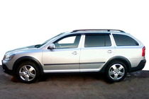 Skoda Octavia II A5 2010-2013 Deflectoare Geamuri SW (4 buc, HIC) foto 9
