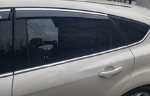Ford Focus III 2011-2017 Deflectoare geamuri cu ornament cromat Niken (SD/HB, 4 buc) foto 5