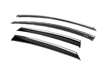 Ford Focus III 2011-2017 Deflectoare geamuri cu ornament cromat Niken (SD/HB, 4 buc) foto 2