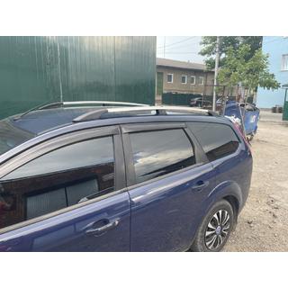 Bare longitudinale aluminiu (Caravan, crom) Ford Focus II 2008-2011 foto 2