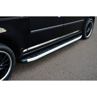 Praguri laterale Fullmond (2 buc, aluminiu) Fiat Fiorino/Qubo 2008-2024 foto 2