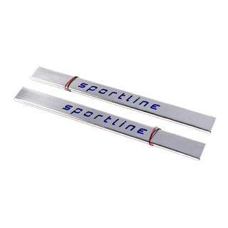 Praguri LED scurte (2 buc, inox)