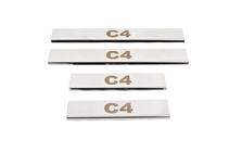 Citroen C-4 2010-2018 Praguri Carmos (4 buc, inox) foto 3