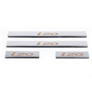 Praguri Carmos V1 (4 buc, inox) Hyundai I-20 2008-2012 foto 2