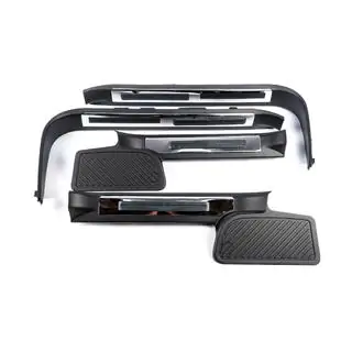 Praguri din plastic cu iluminare (negru) Toyota Land Cruiser 200 2007-2021 foto 4