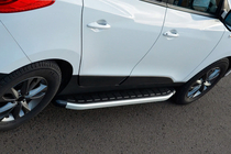 Kia Sportage 2010-2015 Praguri Laterale Fullmond (2 buc, aluminiu) foto 2