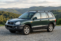 Hyundai Santa Fe 1 2000-2006 Praguri Laterale Fullmond (2 buc, aluminiu) foto 1