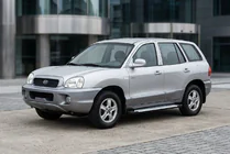 Hyundai Santa Fe 1 2000-2006 Praguri Laterale Allmond Grey (2 buc, Aluminiu) foto 1