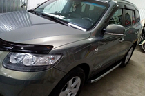 Hyundai Santa Fe 2 2006-2012 Praguri Laterale Fullmond (2 buc, aluminiu) foto 8