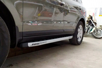 Hyundai Santa Fe 2 2006-2012 Praguri Laterale Fullmond (2 buc, aluminiu) foto 10