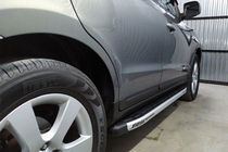Hyundai Santa Fe 2 2006-2012 Praguri Laterale Fullmond (2 buc, aluminiu) foto 1