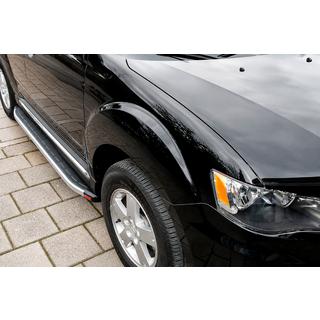 Praguri Laterale Fullmond (2 buc, aluminiu) Mitsubishi Outlander 2006-2012 foto 1