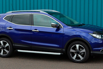 Nissan Qashqai 2007-2010 Praguri laterale Fullmond (2 buc, aluminiu) foto 3