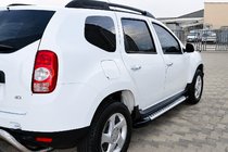 Renault Duster 2008–2017 Praguri laterale Allmond Grey (2 buc, aluminiu) foto 1