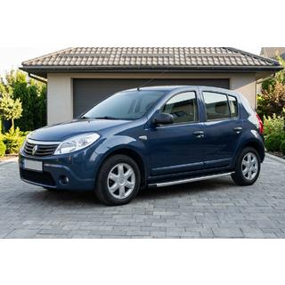 Praguri Laterale Fullmond (2 buc, Aluminiu) Dacia Sandero 2007-2013 foto 1