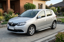 Dacia Sandero 2013-2020 Praguri Laterale Tip X5 (2 buc, Aluminiu) foto 1