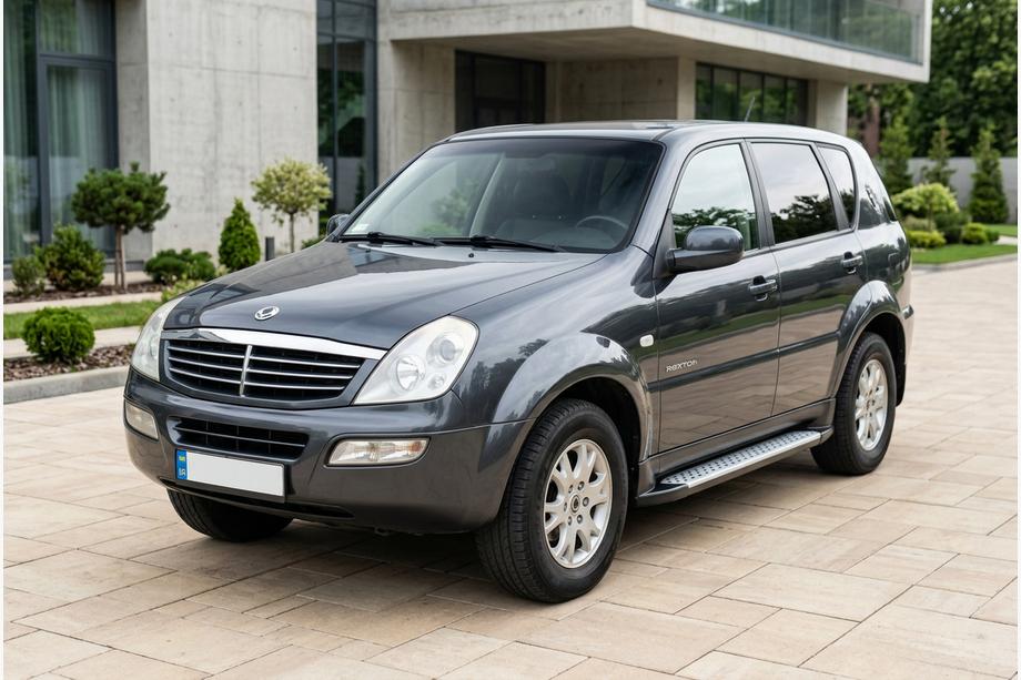 SsangYong Rexton I 2001-2017 Praguri Laterale Allmond Grey (2 buc, Aluminiu) Image